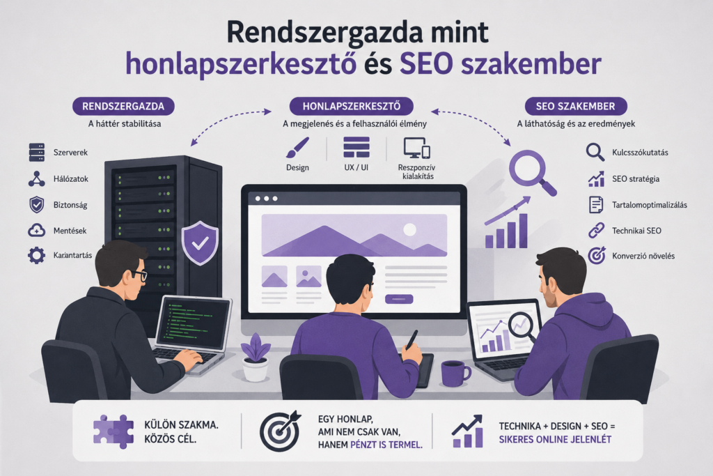 Rendszergazda mint honlapszerkesztő és SEO szakember?